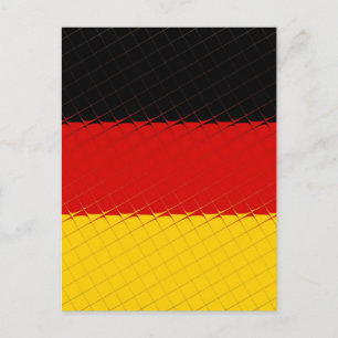 Nationale vlag Duitsland Briefkaart