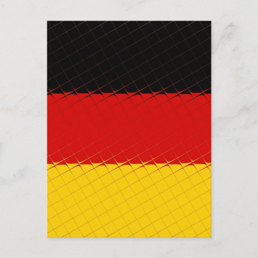 Nationale vlag Duitsland Briefkaart (Voorkant)