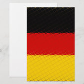 Nationale vlag Duitsland Briefpapier (Voorkant / Achterkant)