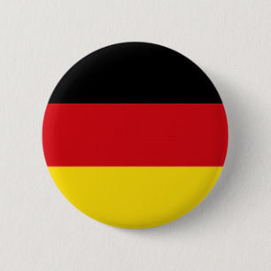 Nationale vlag Duitsland Ronde Button 5,7 Cm