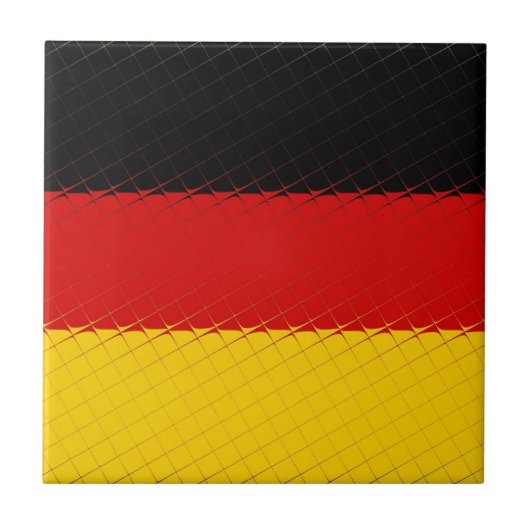 Nationale vlag Duitsland Tegeltje (Voorkant)