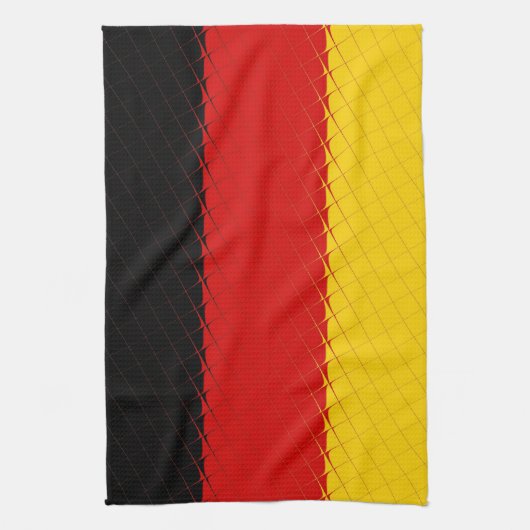 Nationale vlag Duitsland Theedoek (Verticaal)