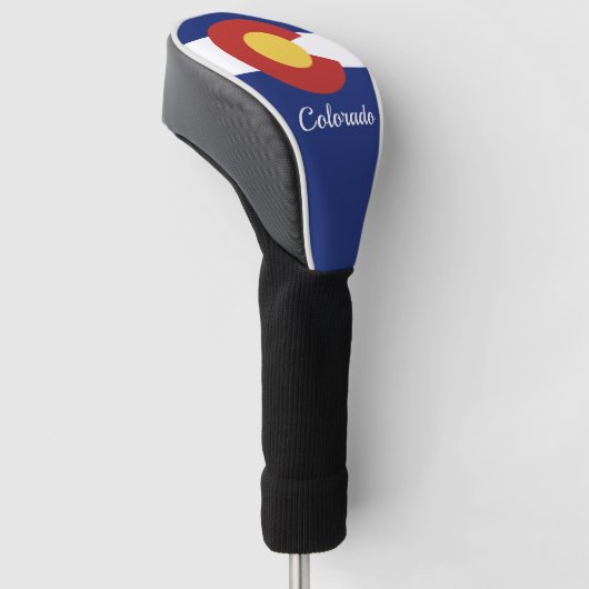 Nationale vlag gepersonaliseerde golfbestuurdersco golfheadcover (Schuin)