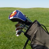Nationale vlag gepersonaliseerde golfbestuurdersco golfheadcover (Insitu)