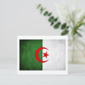 Nationale vlag Grunge Algerije Briefkaart (Staand voorkant)