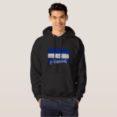Nationale vlag Honduras Hoodie (Voorkant volledig)