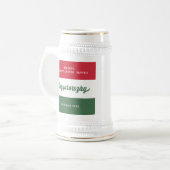 Nationale vlag Hongarije Onafhankelijkheidsdag Bierpul (Voorkant links)