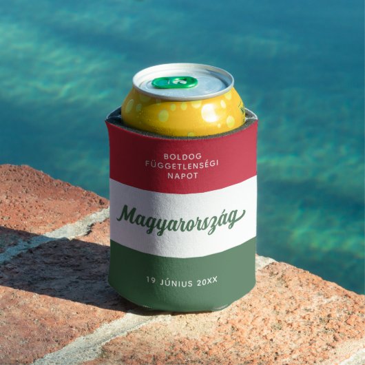 Nationale vlag Hongarije Onafhankelijkheidsdag Blikjeskoeler (Insitu Zwembad)