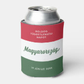 Nationale vlag Hongarije Onafhankelijkheidsdag Blikjeskoeler (Blikje Voorkant)