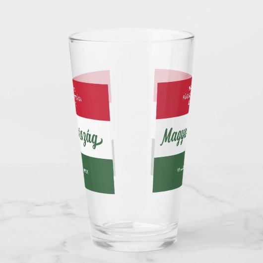 Nationale vlag Hongarije Onafhankelijkheidsdag Glas (Links)