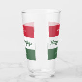 Nationale vlag Hongarije Onafhankelijkheidsdag Glas (Rechts)