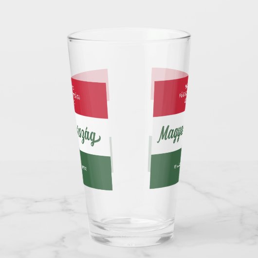 Nationale vlag Hongarije Onafhankelijkheidsdag Glas (Rechts)