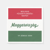 Nationale vlag Hongarije Onafhankelijkheidsdag Servet (Voorkant)