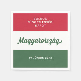 Nationale vlag Hongarije Onafhankelijkheidsdag Servet