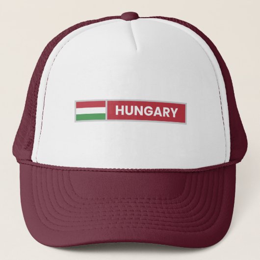 Nationale vlag Hongarije Trucker Pet (Voorkant)