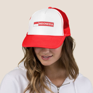 Nationale vlag Indonesië Trucker Pet