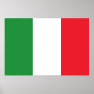 Nationale vlag Italië Poster