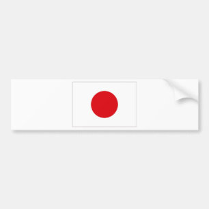 Nationale vlag Japan Bumpersticker