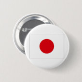 Nationale vlag Japan Ronde Button 5,7 Cm (Voorkant /achterkant)