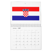 Nationale vlag Kroatië Kalender (Jan 2027)