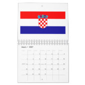 Nationale vlag Kroatië Kalender (Mar 2027)