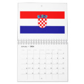 Nationale vlag Kroatië Kalender (Jan 2026)