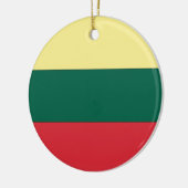 Nationale vlag Litouwen Keramisch Ornament (Links)
