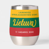 Nationale vlag Litouwen Onafhankelijkheidsdag (Achterkant)