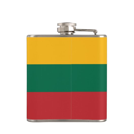 Nationale vlag Litouwen Onafhankelijkheidsdag Heupfles (Achterkant)