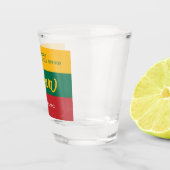 Nationale vlag Litouwen Onafhankelijkheidsdag Shot Glas (Rechts)