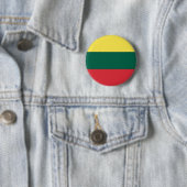 Nationale vlag Litouwen Ronde Button 5,7 Cm (In situ)