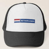 Nationale vlag Nederland Trucker Pet (Voorkant)