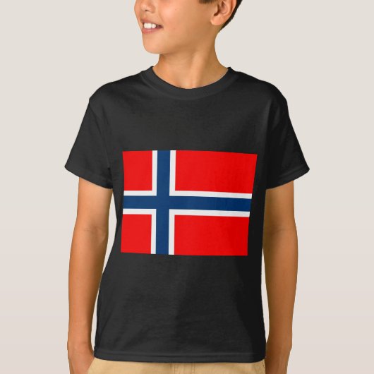 Nationale vlag Noorwegen T-shirt (Voorkant)