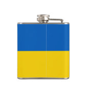 Nationale vlag Oekraïne Heupfles (Achterkant)