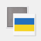 Nationale vlag Oekraïne Magneet (Voorkant / Achterkant)