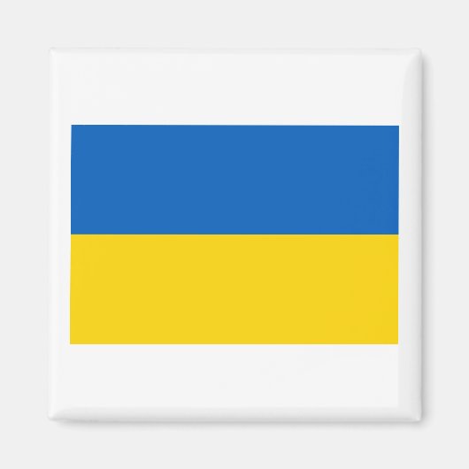 Nationale vlag Oekraïne Magneet (Voorkant)