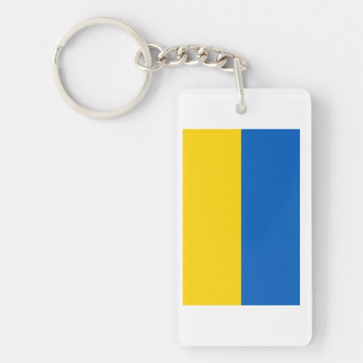 Nationale vlag Oekraïne Sleutelhanger (Voorkant)