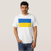 Nationale vlag Oekraïne T-Shirt (Voorkant volledig)
