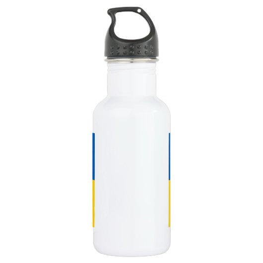 Nationale vlag Oekraïne Waterfles (Achterkant)