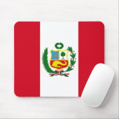 Nationale vlag Peru Muismat (Met muis)