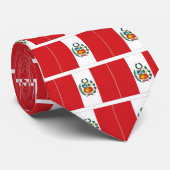 Nationale vlag Peru Stropdas (Opgerold)