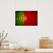 Nationale vlag Portugal Poster (Keuken)