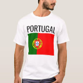 Nationale vlag Portugal // Wereldland T-shirt (Voorkant)