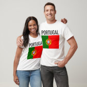 Nationale vlag Portugal // Wereldland T-shirt (Unisex)