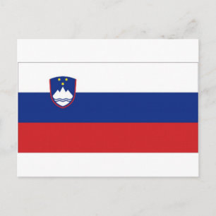 Nationale vlag Slovenië Briefkaart