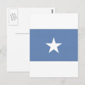 Nationale vlag Somalië Briefkaart (Voorkant / Achterkant)