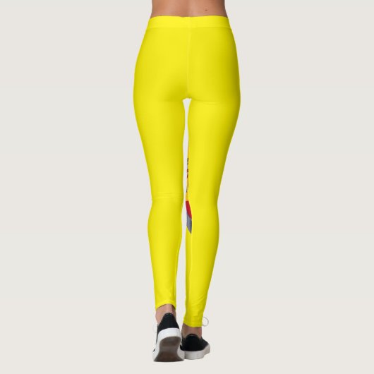 Nationale vlag Spanje Leggings (Achterkant)
