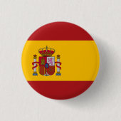Nationale vlag Spanje Ronde Button 3,2 Cm (Voorkant)