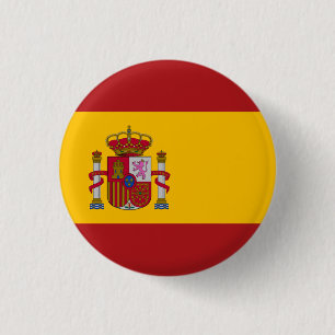 Nationale vlag Spanje Ronde Button 3,2 Cm