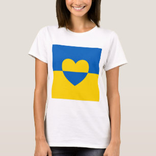 Nationale vlag van У к а ї а р/Oekraïne HD T-shirt